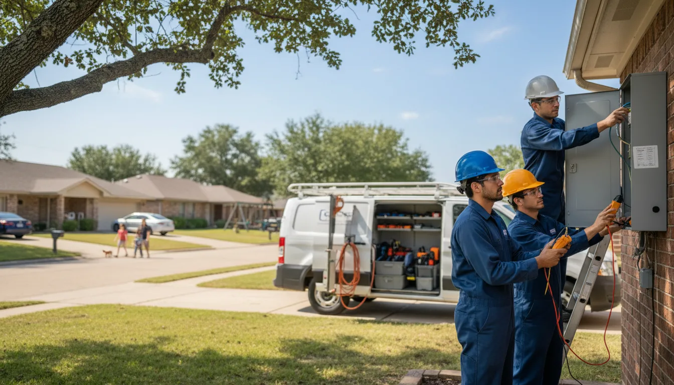 Certified electrician providing emergency electrical services in Jonancy, KY